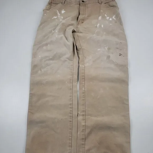 Vintage‎ Y2k Dickies Distressed Workwear Pants Sun Fade Fits 34x29 Tagged 38x30 - Picture 2 of 13